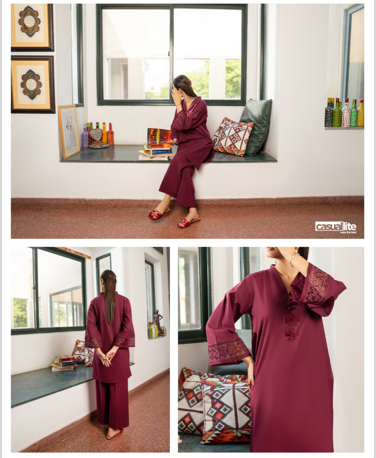 UCA-21 2 pc Summer Cotton Co Ord Set | Ready to Wear | Casuallite