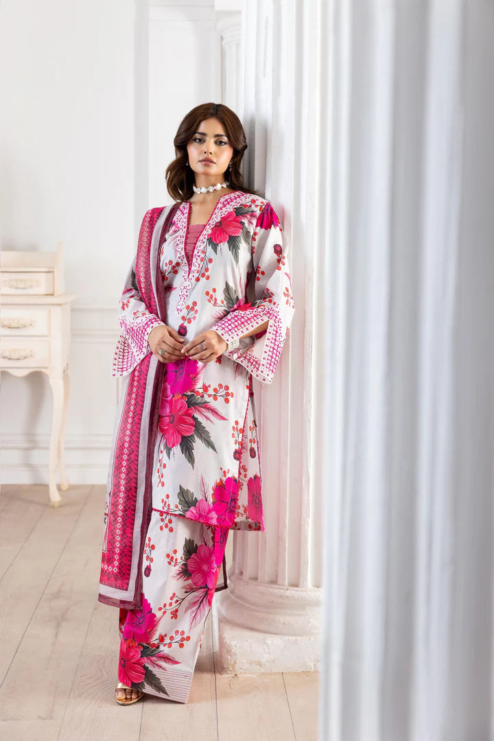 Embroidered Trending Printed Farshi Shalwar Lawn Collection 3 Pc | Raniya.h ZEHRA