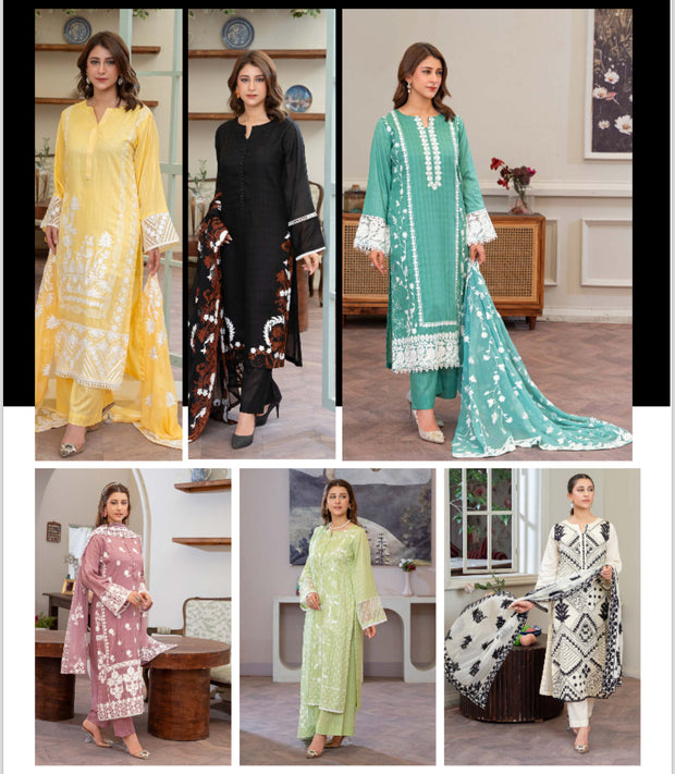 Leher Embroidered Lawn collection ~ Ready to Wear ~ by Raniya.h