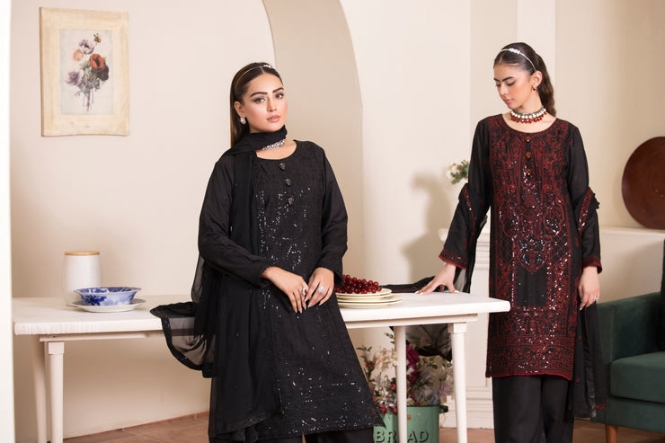 Luxury Embroidered Farshi Shalwar Ready to Wear Collection | Umnaa