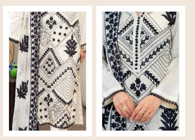 Leher Embroidered Lawn collection ~ Ready to Wear ~ by Raniya.h