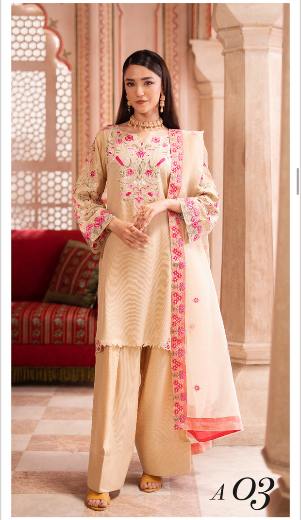 Noor-e-Nazar Luxury Silk Embroidered Collection ~ Ready to Wear ~ Raniya.h