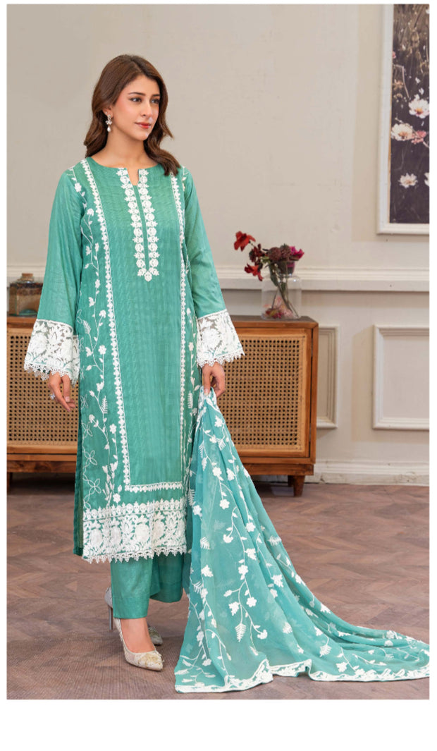 Leher Embroidered Lawn collection ~ Ready to Wear ~ by Raniya.h