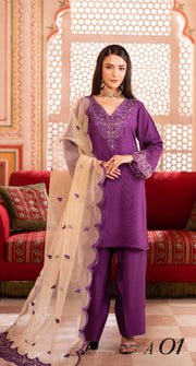 Noor-e-Nazar Luxury Silk Embroidered Collection ~ Ready to Wear ~ Raniya.h